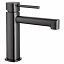 Grifo de lavabo monomando Toscana black gun metal de Imex